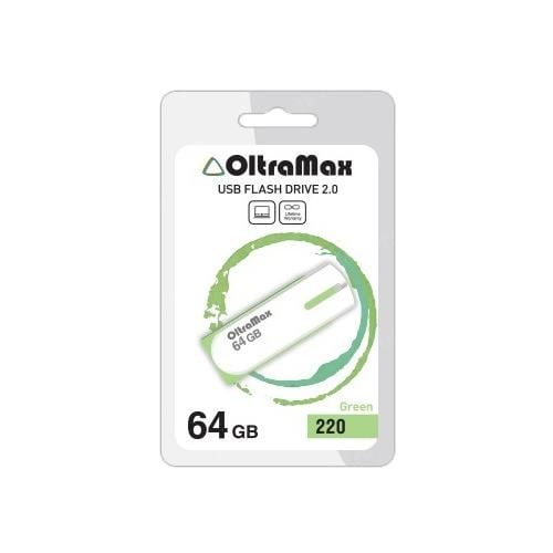 OltraMax <OM-64GB-220-Green> USB2.0 Flash  Drive 64Gb (RTL)