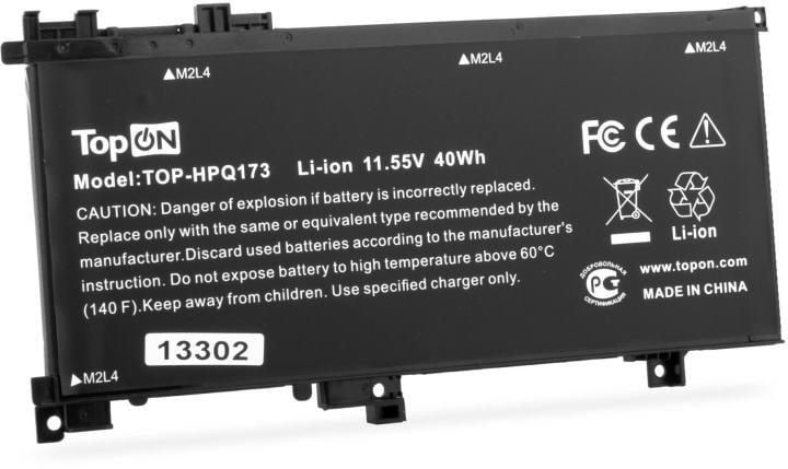 TopON TOP-HPQ173 Аккумулятор для ноутбука HP TPN-Q173. 11.55V 3500mAh. PN: TE03-3S1P