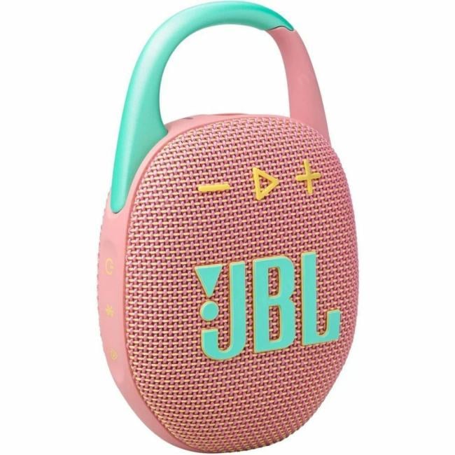 Портативная акустика JBL CLIP 5, 7Вт, розовый (JBLCLIP5PINK)
