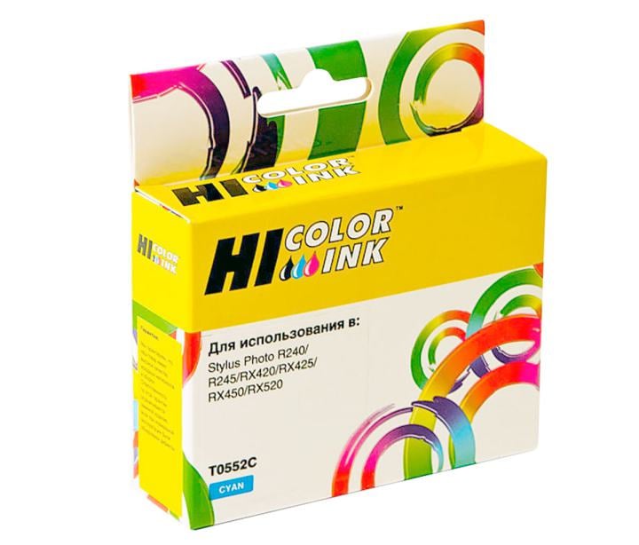 Картридж Hi-Black (HB-T0552) для Epson  Stylus  Photo  R240/RX420/RX520, C