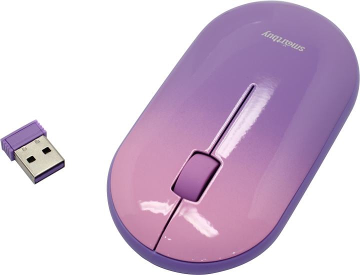 SmartBuy Wireless Optical Mouse <SBM-266AG-V> (RTL) USB  3btn+Roll,  беспроводная