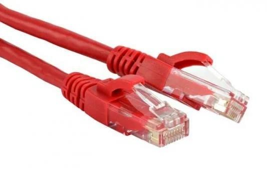 TWT-45-45-7.0-RD Патч-корд TWT UTP кат.5e, с заливными колпачками, 7.0 м, красный