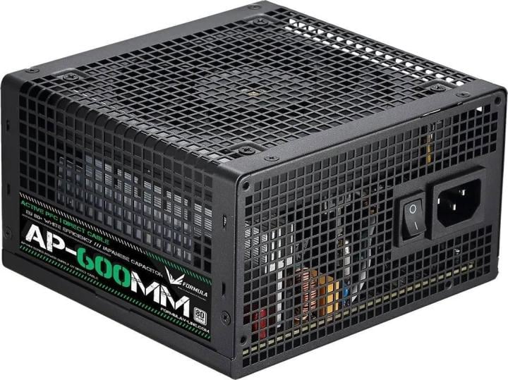 Блок питания Aerocool/Formula ATX 600W AP-600ММ 80 PLUS WHITE (20+4pin) APFC 120мм fan 6xSATA RTL