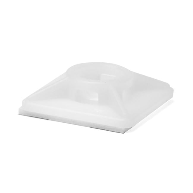 Площадка самоклеящаяся DKC 25467SR двойная 19x19, белая для хомутов шириной до 3,6 мм, "Quadro", уп/100 шт