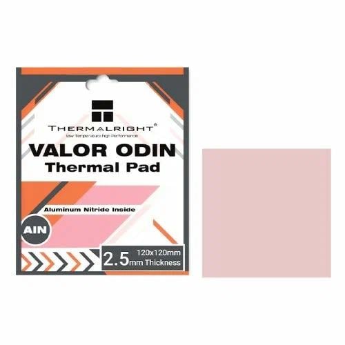 VALOR-ODIN-120X120-2.5 Листовой термоинтерфейс Thermalright Valor Odin, размер 120x120 мм, толщина 2.5 мм, 15 Вт/(м·K)