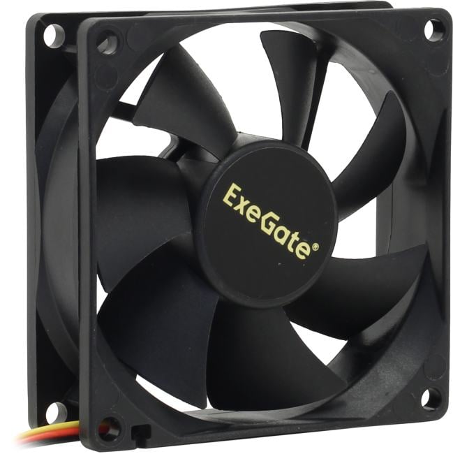 Exegate EX253948RUS Вентилятор ExeGate Mirage-H 80x80x25 гидродинамический подшипник, 2000 RPM, 22dB, 3pin