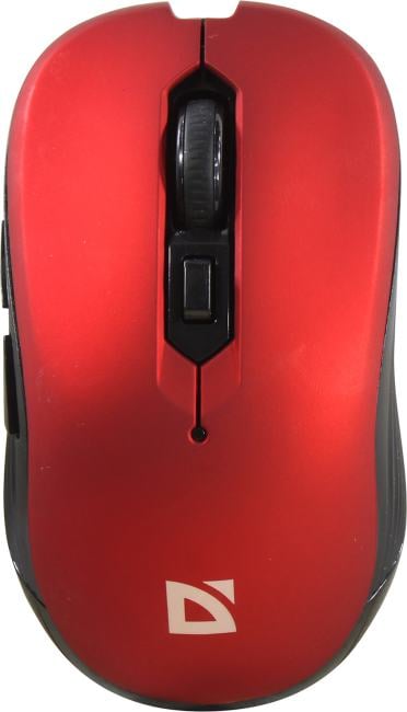 Defender Wireless Optical Mouse <Gassa MM-105 Red> (RTL)  USB 6btn+Roll <52103>