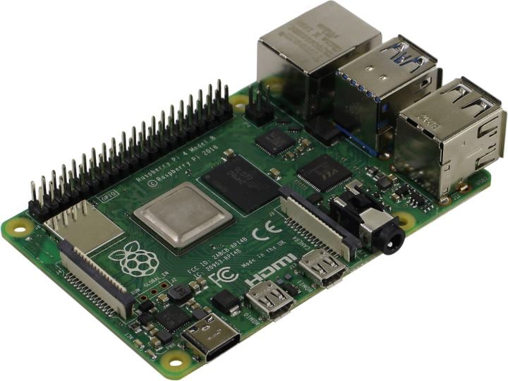 Raspberry PI4 model B 2Gb (1.5GHz, 2Gb, 2xmicroHDMI, GbLAN, WiFi, BT, 2xUSB, 2xUSB3.0, microSD, 40xGPIO)