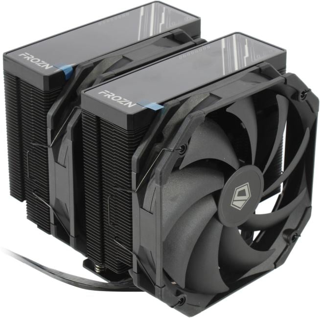 ID-Cooling <ID-CPU-FROZN-A720-BLACK> (4пин, 115X/1200/1700/AM4/AM5,  33.5дБ, 500-1800об/мин, Al+тепл.трубки)