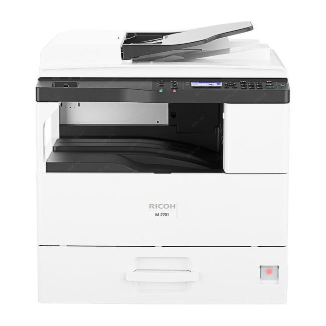 Ricoh <M2701> (A3, 27стр/мин, 512Mb, LCD, лазерное МФУ, 600dpi, USB2.0, сетевой,  двуст.печать,  DADF)