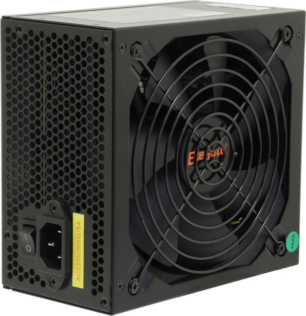Exegate EX221641RUS Блок питания 500W ATX-500PPX RTL, black, active PFC, 12cm, 20+4pin/4pin/PCI-E/4*IDE/5*SATA