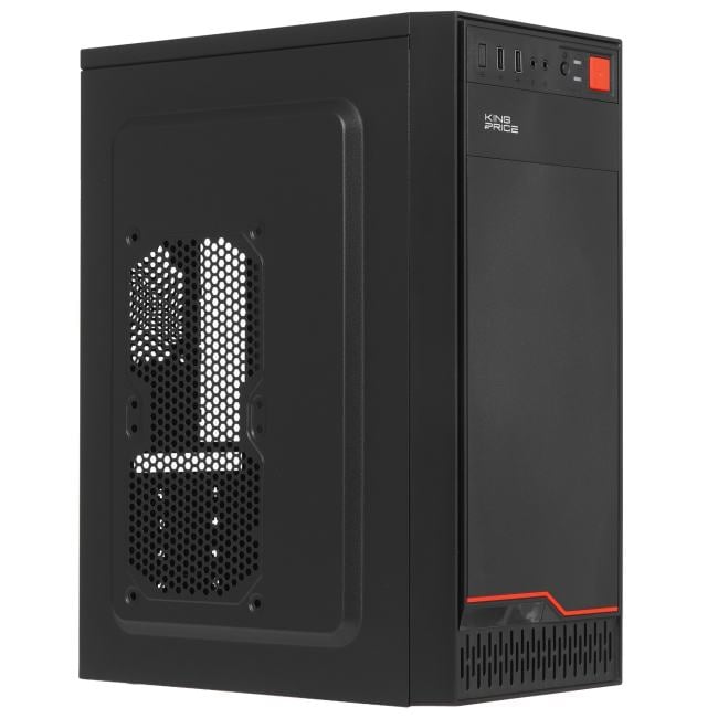 Компьютерный корпус KingPrice KPCC-MD201 черный без БП ATX 1x80мм 4x120мм 2xUSB 2.0 audio