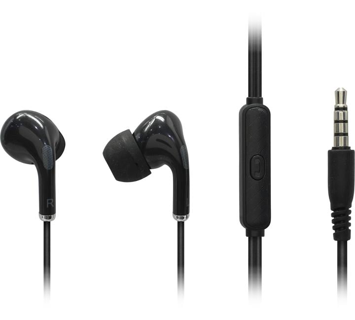 Наушники с микрофоном HARPER HV-407 Black (шнур 1.2м)