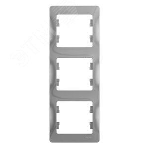 Рамка Systeme Electric GSL000307 3-я, вертикальная (кратно 15 шт.)