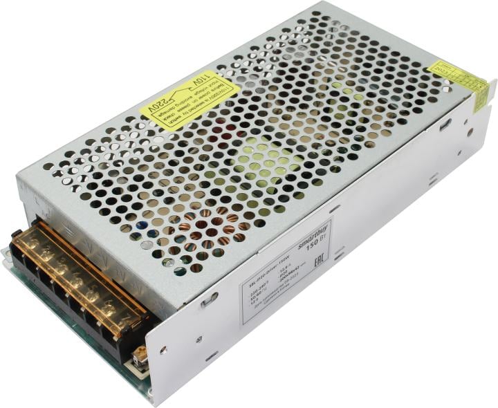 Smartbuy <SBL-IP20-Driver-150W> Блок питания (вх.AC176-264В, вых  DC12В, 150Вт, клеммы)