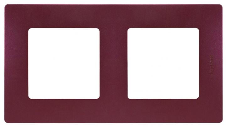 LEGRAND 672562 ETIKA Рамка  2 поста сливовая