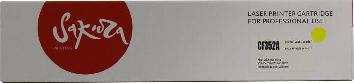 Картридж Sakura CF352A, для HP MFP M176/M177, желтый, 1000к