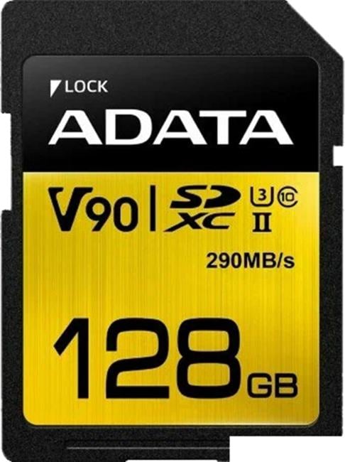 ADATA <ASDX128GUII3CL10-C> SDXC Memory Card 128Gb V90  UHS-II U3 Class10