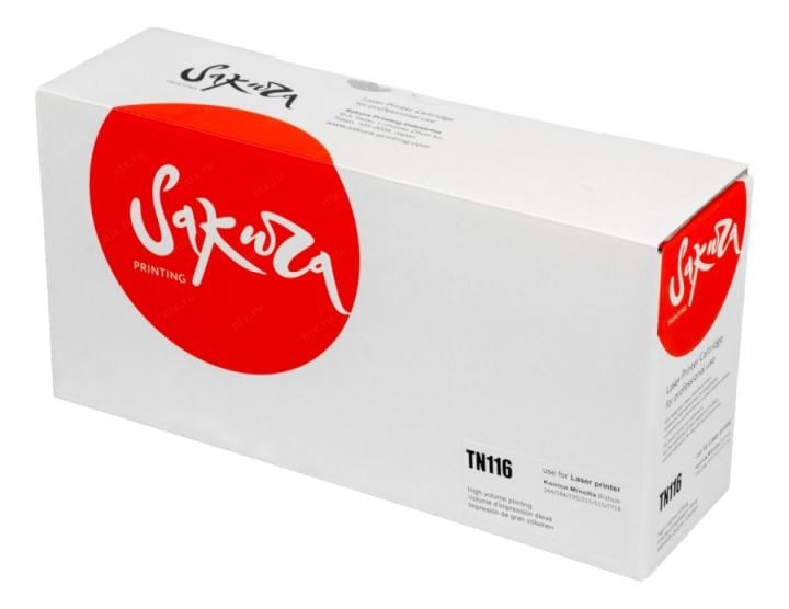 SAKMTN-116 Тонер-туба SAKURA KMTN116 (A1UC050) для Konica  Minolta,  черный,  11000 к.