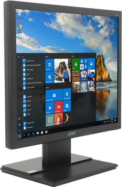 Монитор Acer - V176Lb, 17", 5:4, TN, 5 мс, 250cd/m², 1000:1, 1280x1024 (SXGA), 75 Гц, VGA, цвет чёрный, UM.BV6EE.001