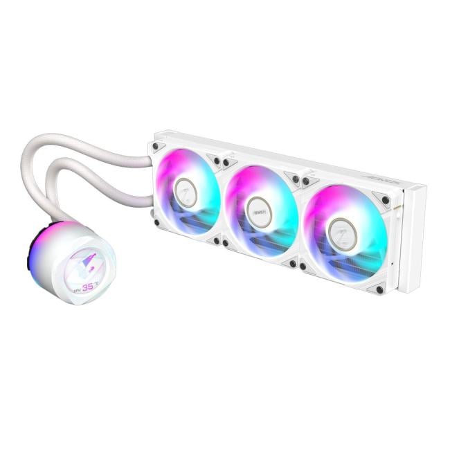 GP-AORUS Gigabyte AORUS WATERFORCE X II 360I White,3x120mm  ARGB  Fan,sTR5,RTL(9JAWTX2360I-00-10)