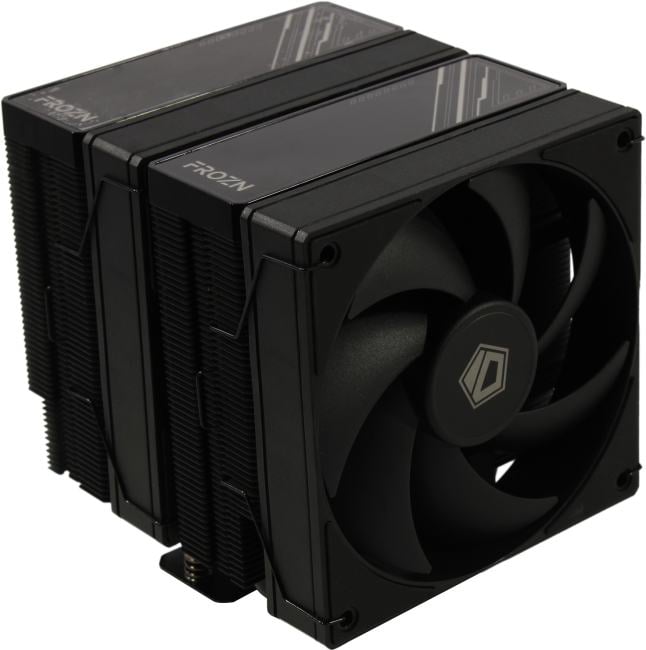 ID-Cooling <ID-CPU-FROZN-A620-BLACK> (4пин, 115X/1200/1700/AM4/AM5,  29.85дБ, 500-2000об/мин, Al+тепл.трубки)