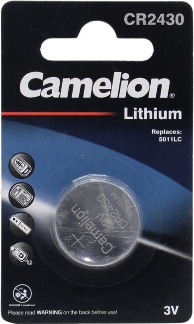 Батарейка Camelion CR2430, 3V 1шт (Camelion CR2430)