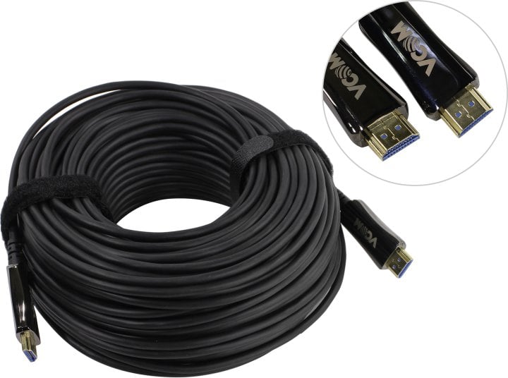 VCOM <D3742A-40м> Кабель optical HDMI to HDMI (19M  -19M) 40м ver2.0