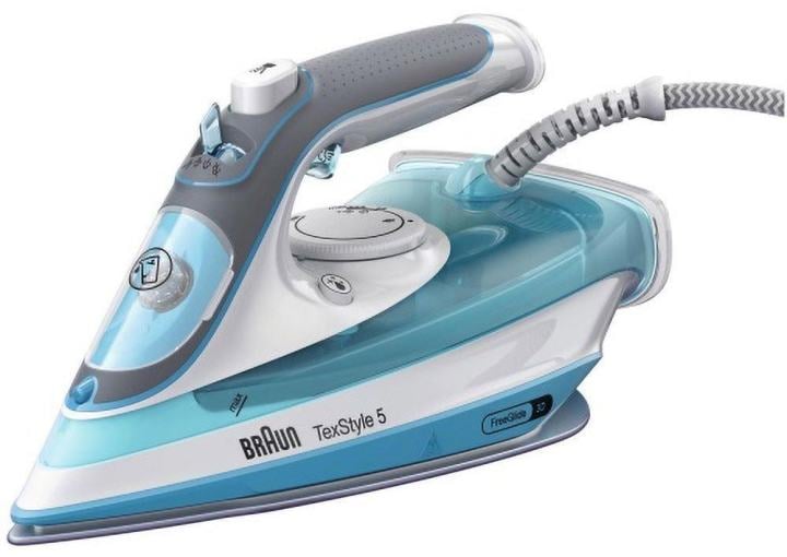 Утюг Braun SI5006BL белый/голубой, 2600 Вт, 50 г/мин, 180 г/мин, 300 мл