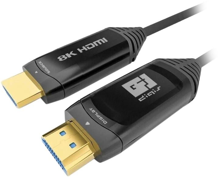 Кабель Digis DSM-CH10-8K-AOC, HDMI 2.1, оптический, 10м, 8K