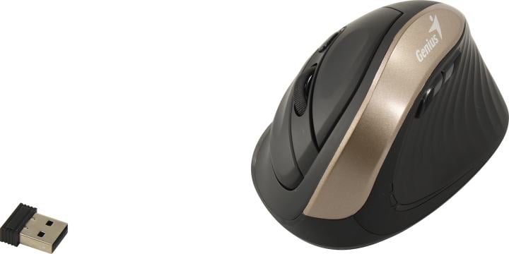 Genius Optical Mouse DX-120 <Black> (RTL)  USB 3btn+Roll (31010105100/3100010400/31010010400)