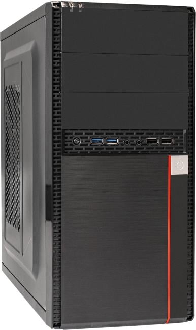 EX299288RUS Minitower ExeGate BA-204U-UNS350 (mATX,БП UNS350 с  вент.  12см,2*USB+2*USB3.0,аудио,черный)