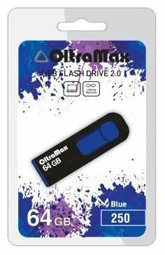 Флешка USB OltraMax OM-64Gb-250-синий