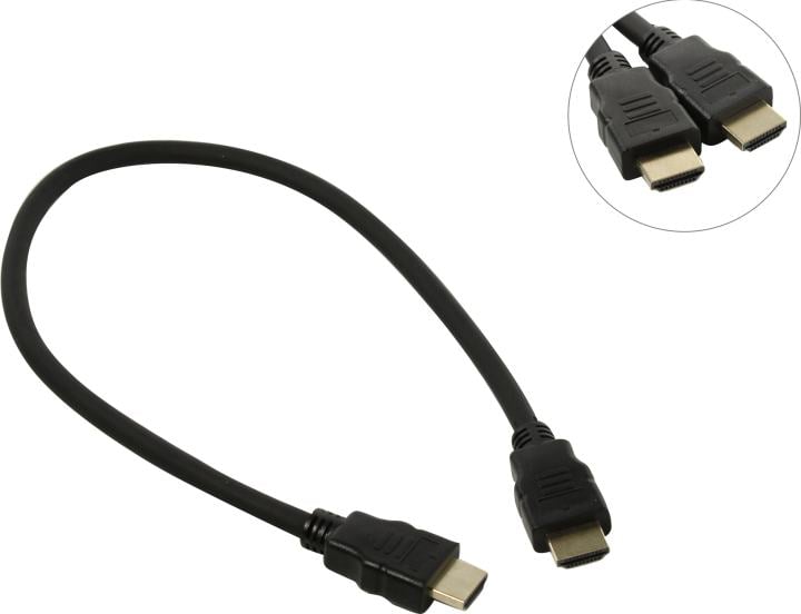 Exegate <EX-CC-HDMI2-0.5> Кабель HDMI to HDMI (19M  -19M)  ver2.0  0.5м <EX287728RUS>