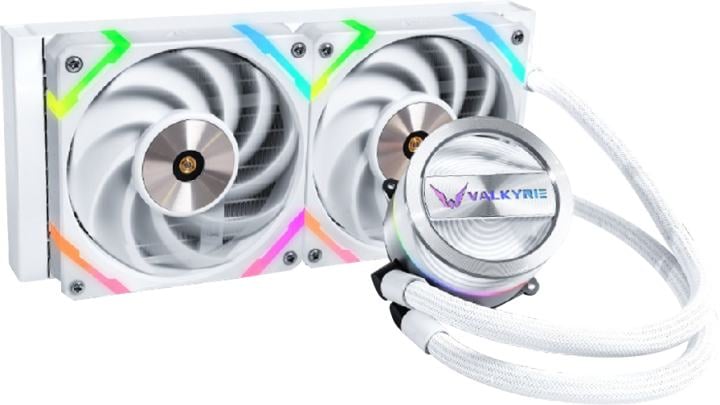 СВО Valkyrie Dragonfang 240 White / 2x120mm ARGB fans, 800-2150RPM, 80CFM, 29dBA, 250W TDP / HW GL240W