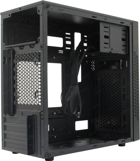 Компьютерный корпус Ginzzu D350 2хUSB 2.0,AU RGb w/o PSU