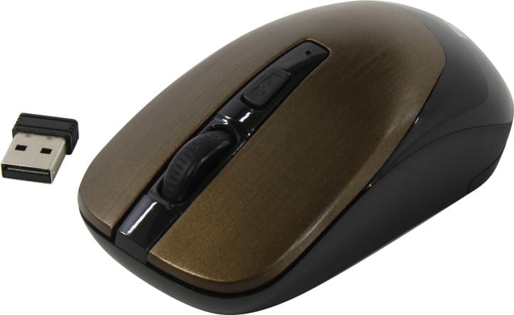 SVEN Wireless Optical Mouse <RX-380W Antique Bronze>  (RTL) USB 4btn+Roll
