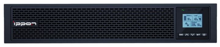 UPS 2000VA Ippon <Innova RT II 2000 Black> LCD+ComPort+USB (подкл-е доп. батарей) <1398362>