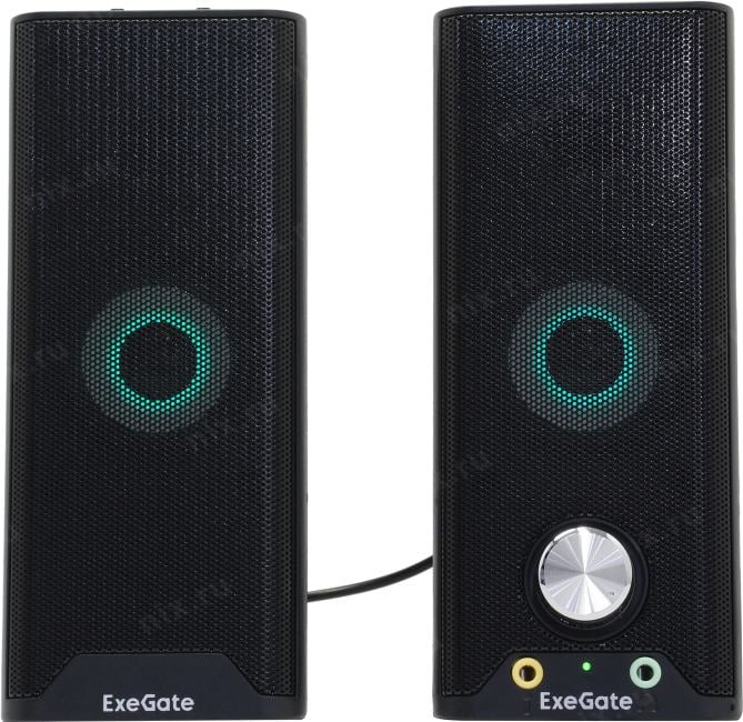 ExeGate Accord 280 (питание USB, Bluetooth, 2х3Вт (6Вт RMS), 60-20000Гц, цвет черный, RGB подсветка, с возможностью трансформации в саундбар, Color Box)