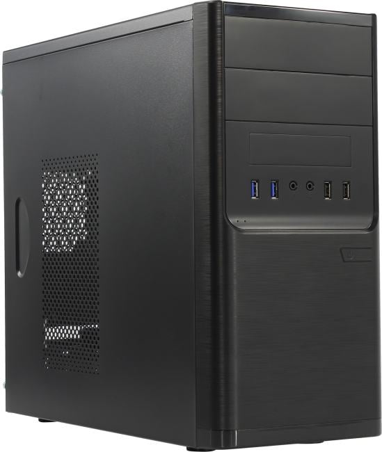 Minitower Powerman <ES701BK> MicroATX  450W (24+2x4+6пин) <6120258>
