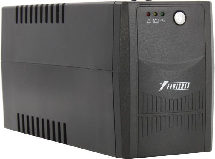 ИБП POWERMAN Back Pro 650, линейно-интерактивный, 650ВА, 360Вт, 2 евророзетки с резервным питанием, батарея 12В 7 Ач 1 шт., 298мм х 101мм х 142мм, 4.2 кг./ UPS POWERMAN Back Pro 650, line-interactive, 650VA, 360W, 2 euro sockets with backup power, battery