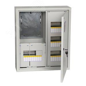 Щит IEK MKM35-N-30-1-31-ZO учетно-распределительный навесной ЩУРн-3/30зо  IP31  замок  окно 490х540х165