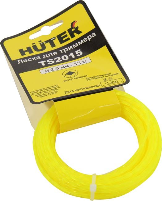 Huter <TS2015> Леска для  триммеров (d=2мм, 15м)