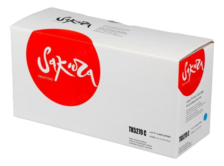 SATK5270C Картридж SAKURA TK5270C для Kyocera Mita ECOSYS  M6230cidn,  синий,  6 000к.