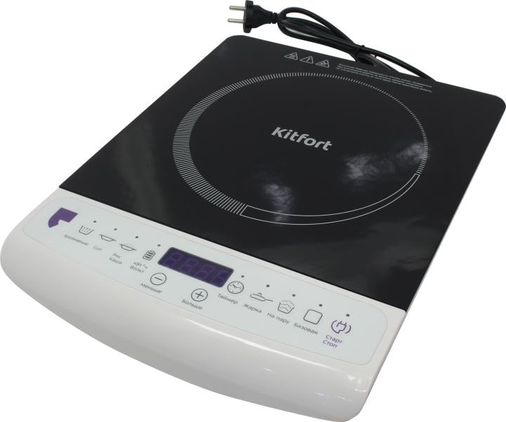 Kitfort <KT-101> Плитка  индукционная  (2000W,  1 конфорка)