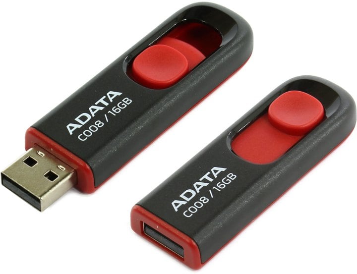 ADATA Classic C008 <AClassic C008-16G-RKD> USB2.0  Flash Drive 16Gb