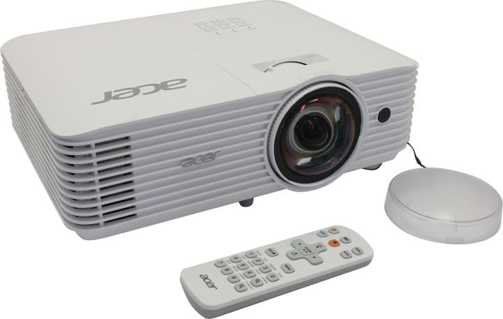 Acer Projector T411D <MR.JQF11.00A> (DLP, 3500 люмен, 20000:1, 1024x768, D-Sub, HDMI, RCA, USB,  ПДУ,  2D/3D)