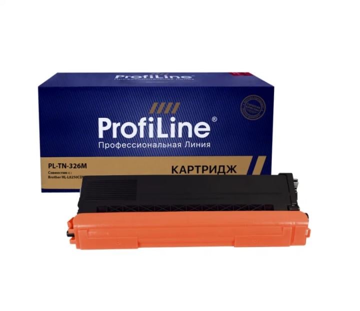 ProfiLine PL_TN-326M_M Картридж PL-TN-326M для принтеров Brother HL-L8250CDN/MFC-L8650CDW Magenta 3500 копий ProfiLine