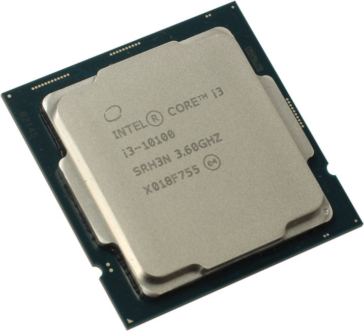 i3-10100 - Процессор Intel Core i3-10100 3,6GHz (4,3GHz) 6Mb 4/8 Core Comet Lake Intel® UHD 630 65W FCLGA1200 Tray, CM8070104291317