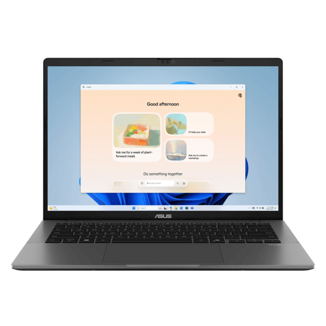 Ноутбук ASUS VivoBook S14 S3407CA-LY099 14", IPS, Intel Core Ultra 7 255H 4.4ГГц, 16-ядерный, 16ГБ 1ТБ SSD, Intel Graphics, без операционной системы, серый [90nb16j2-m00780]